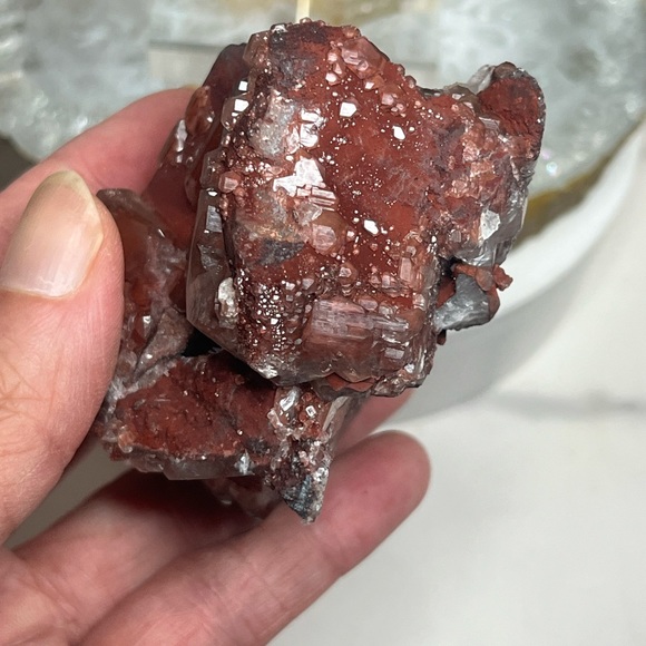 Hematite Calcite Covered Calcite - Picture 4 of 8